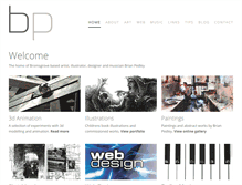 Tablet Screenshot of brianpedley.com